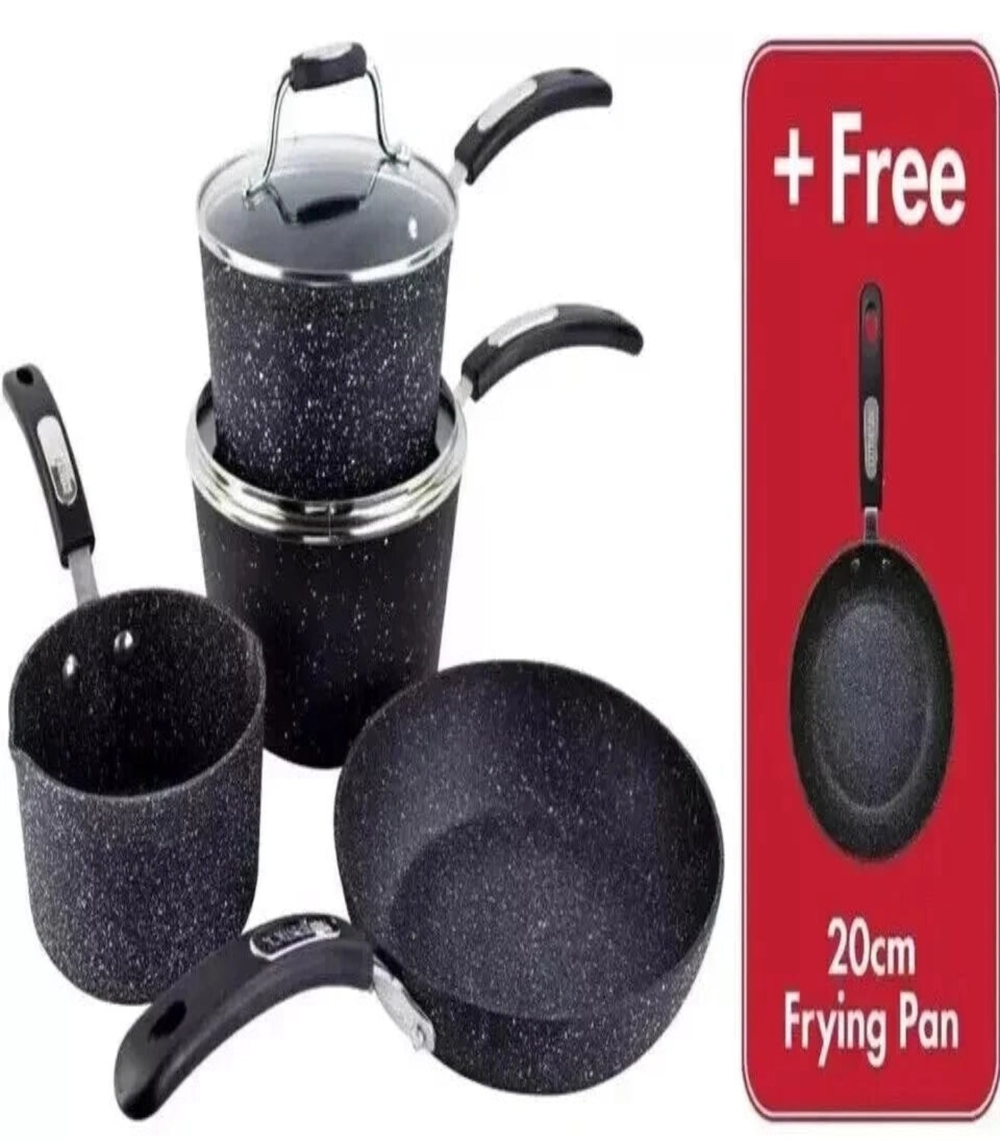 Scoville Expert Neverstick 4+1 Piece Cookware Set