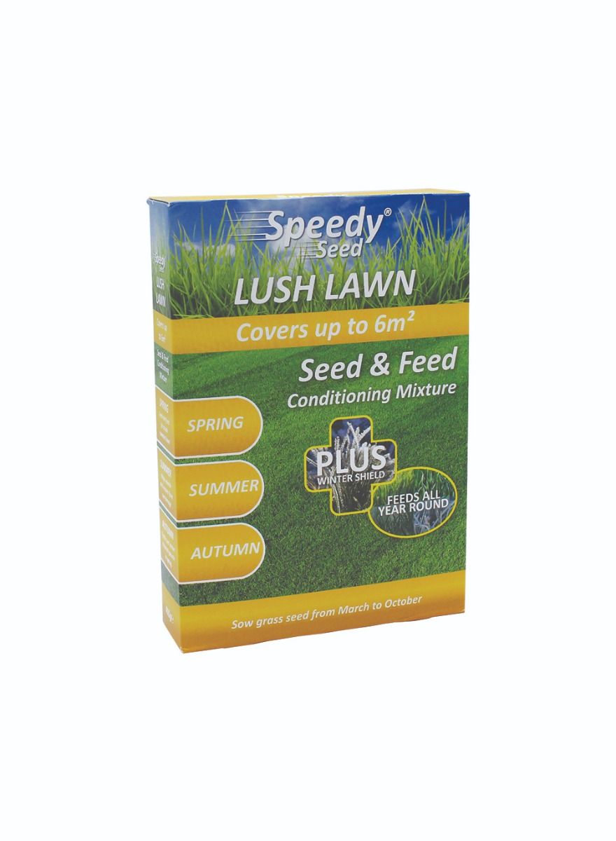 Speedy Seed Lush Lawn Grass Seed 400g