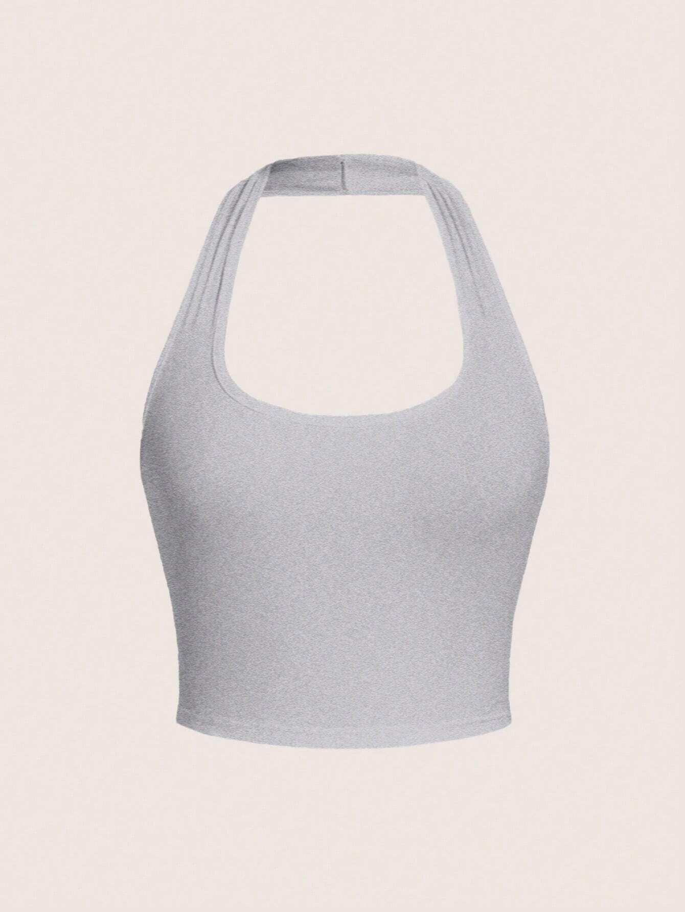 SHEIN Halter Neck Crop Tank Tops Size 12/14 (L)