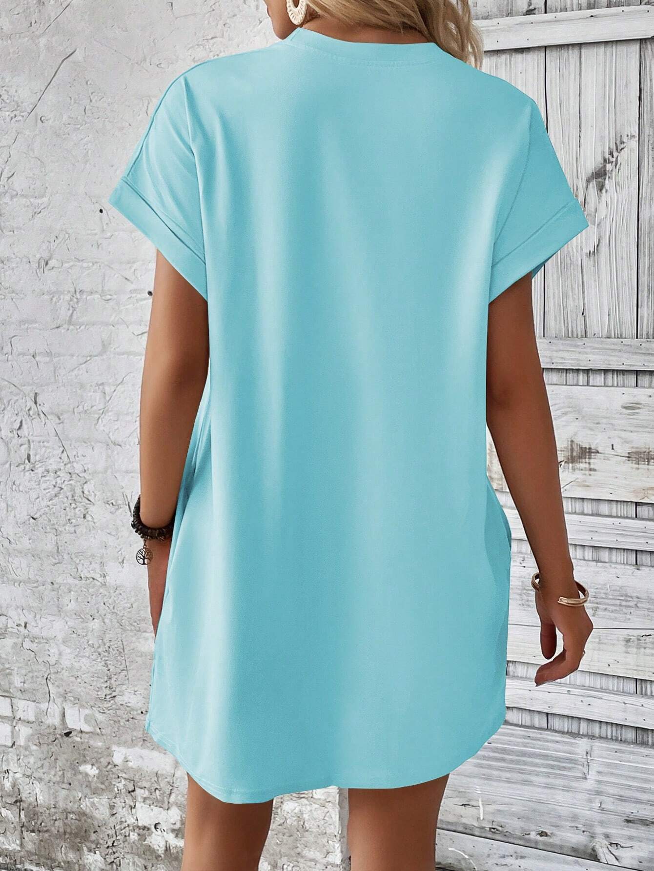 SHEIN Round Neck Batwing Sleeve Dress Size 16 (XL)