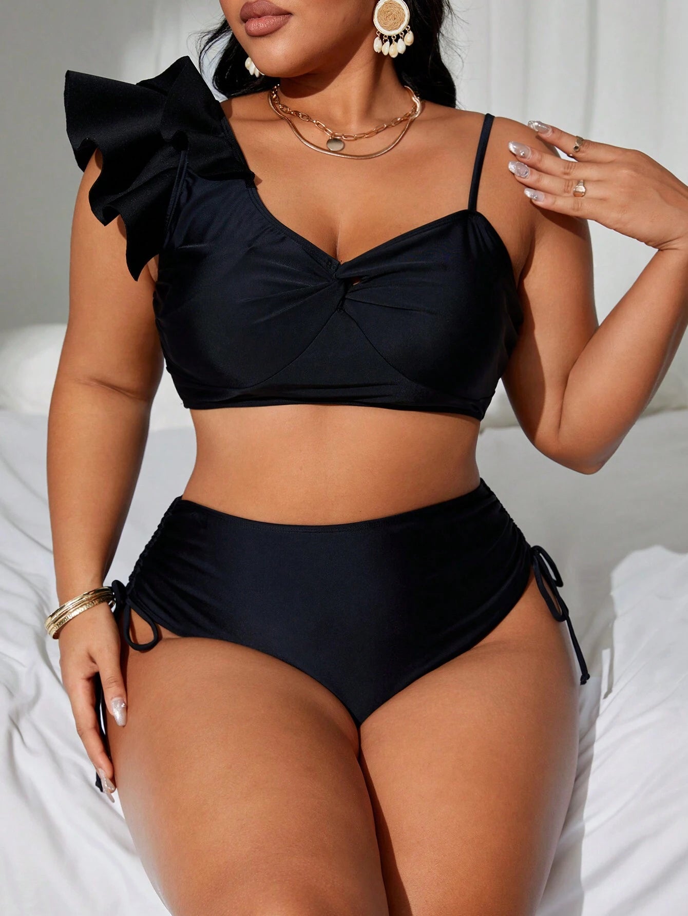 SHEIN Plus Size Two Piece Bikini Set Size 1XL (18)
