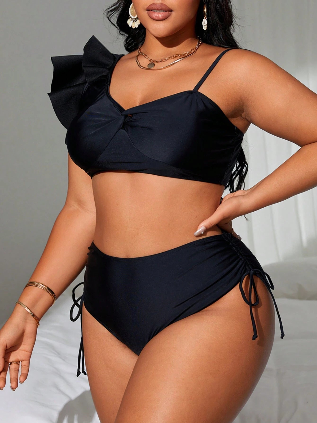 SHEIN Plus Size Two Piece Bikini Set Size 1XL (18)