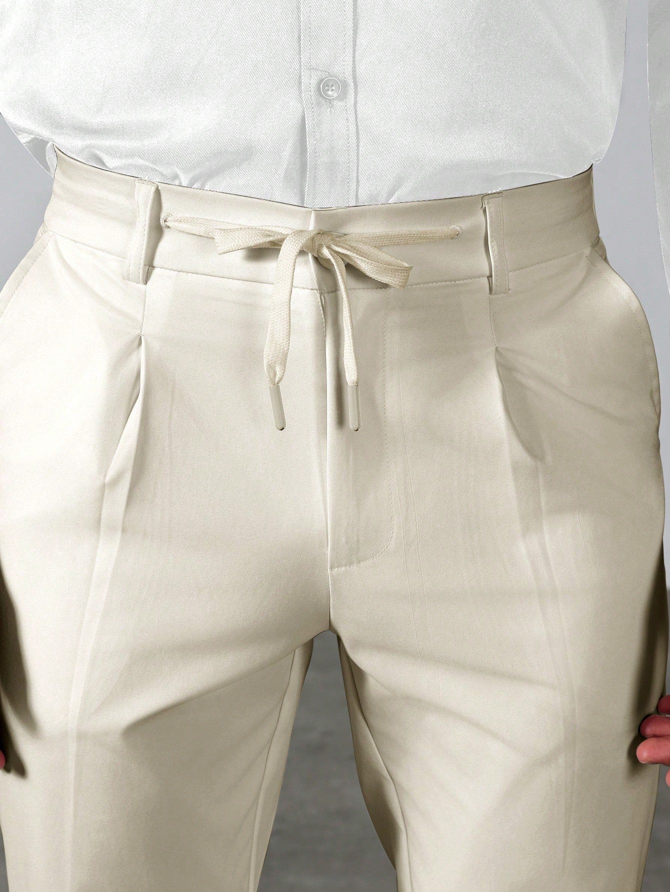 SHEIN Business Casual Belted Dress Pants Size XL