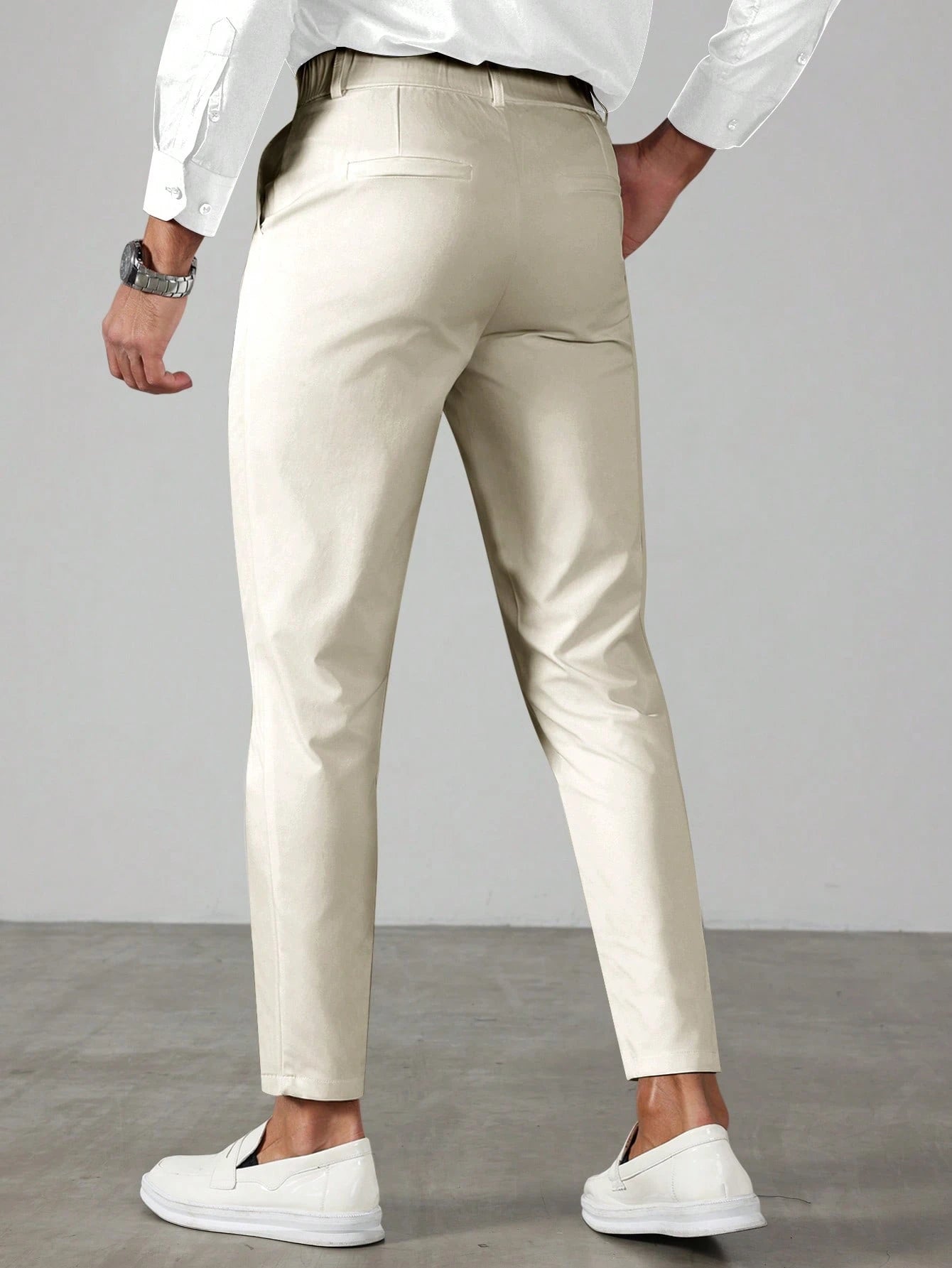 SHEIN Business Casual Belted Dress Pants Size XL