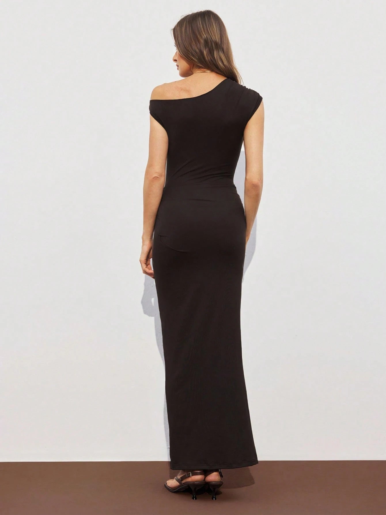SHEIN Elegant Asymmetric Maxi Dress Size 10 (M)