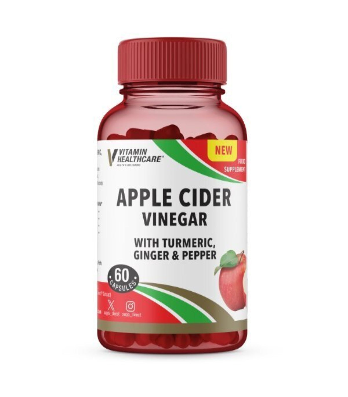 Vitamin Health Apple Cider Vinegar 60 Capsules (2 Pack)