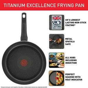 Tefal Titanium Excellence Non-Stick Frying Pan 24cm