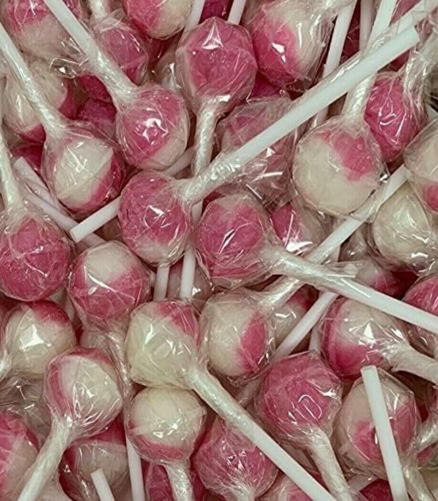 30 x Strawberry and Cream Lollies - Individually Wrapped