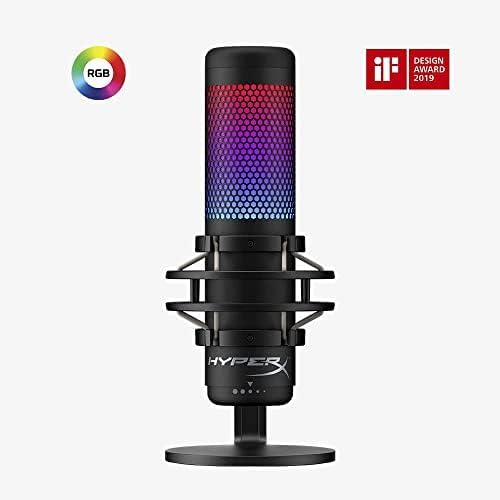 HyperX QuadCast S – RGB USB Condenser Microphone