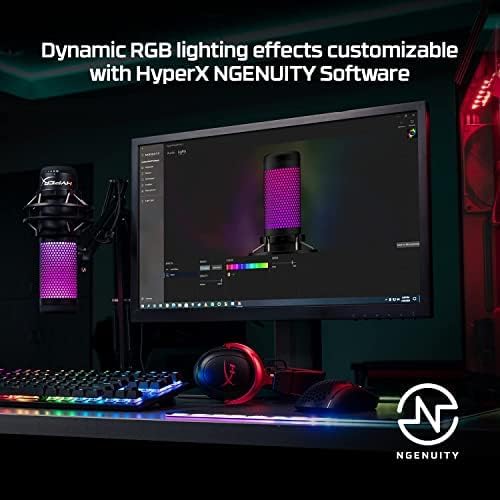 HyperX QuadCast S – RGB USB Condenser Microphone