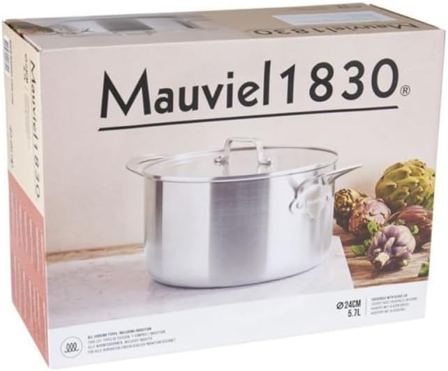 Mauviel 1830 M’Cook Casserole Dish With Glass Lid