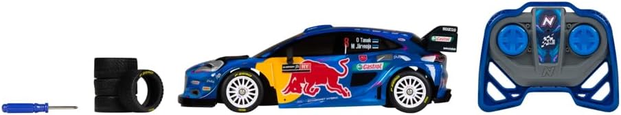 Nikko RC Rally Series M-Sport Red Bull Ford Puma Hybrid Rally1 #8 Tanak Remote Control Car 6+