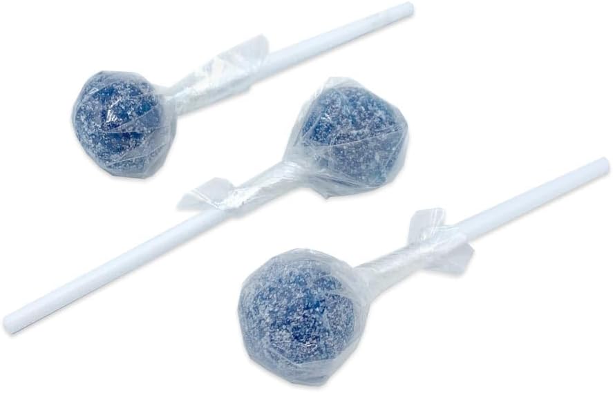 Sour Blue Raspberry Lollies x30