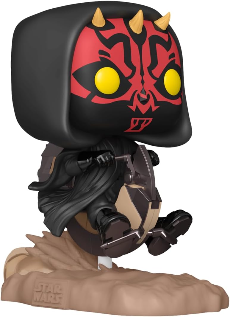 Funko POP! Rides Deluxe: Star Wars Episode 1 The Phantom Menace Anniversary - Darth Maul on Bloodfin