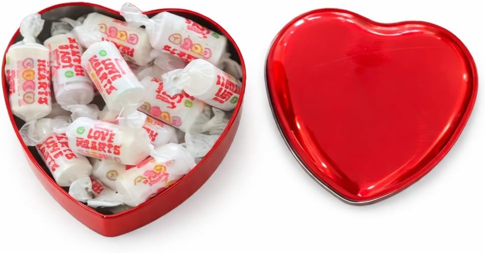 20 Love Hearts Sweet Gift Tin