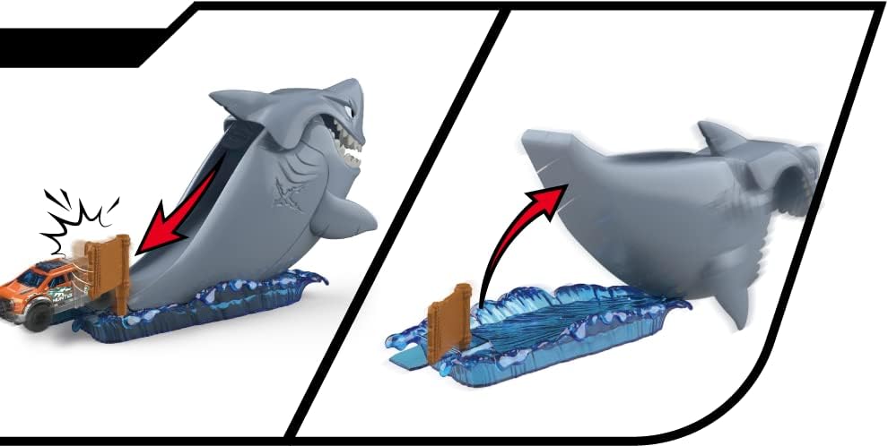 Metal Machines Shark Attack Track Set 4+