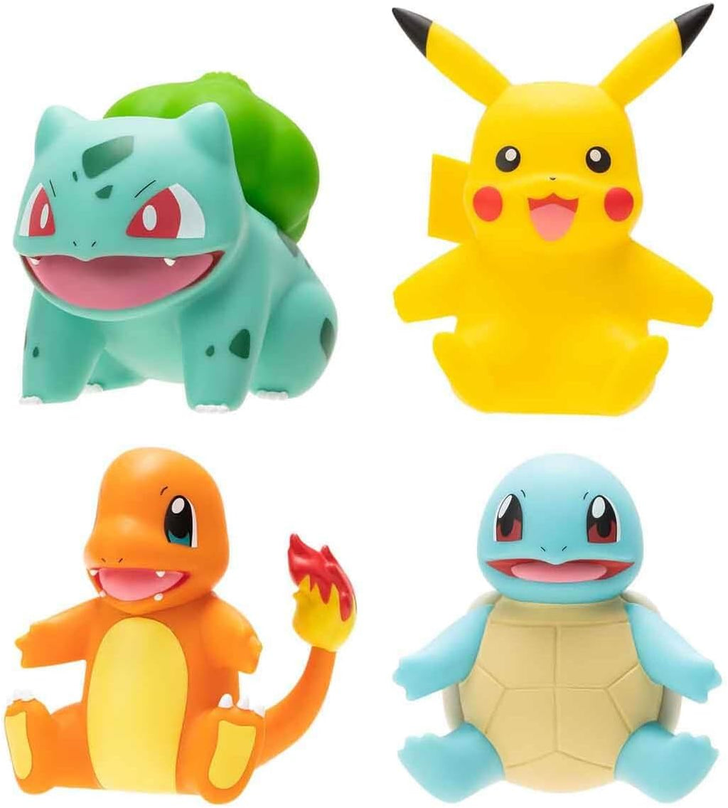 Pokémon Select Battle Figures 4-Pack - Pikachu, Charmander, Bulbasaur, Squirtle