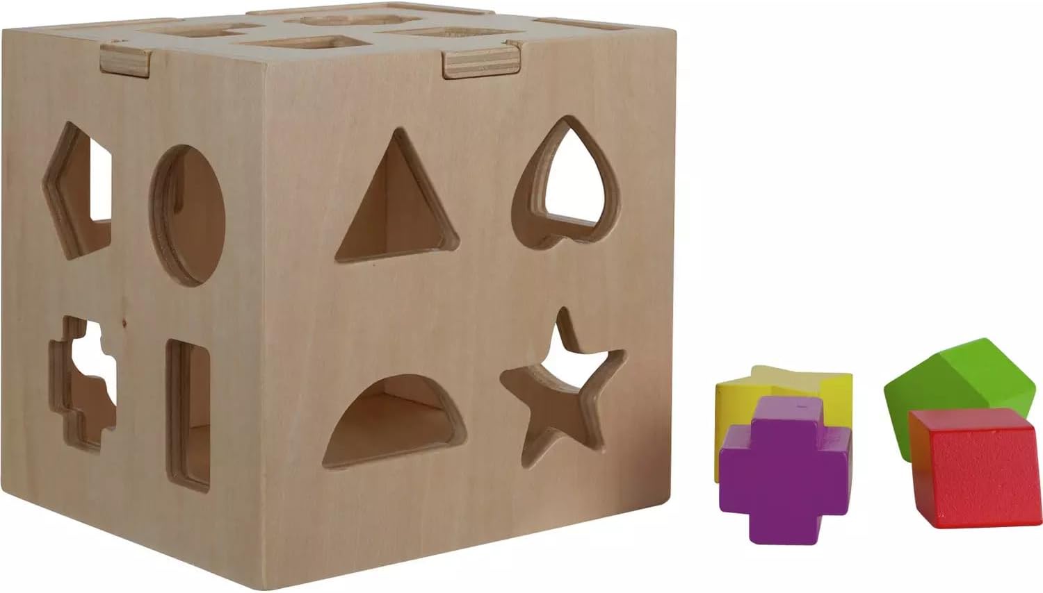 Chad Valley PlaySmart Wooden Shape Sorter Sorter 12M+