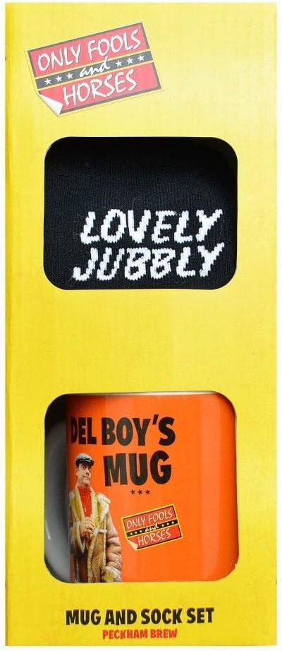 Only Fools and Horses Del Boy's Mug and Sock Set