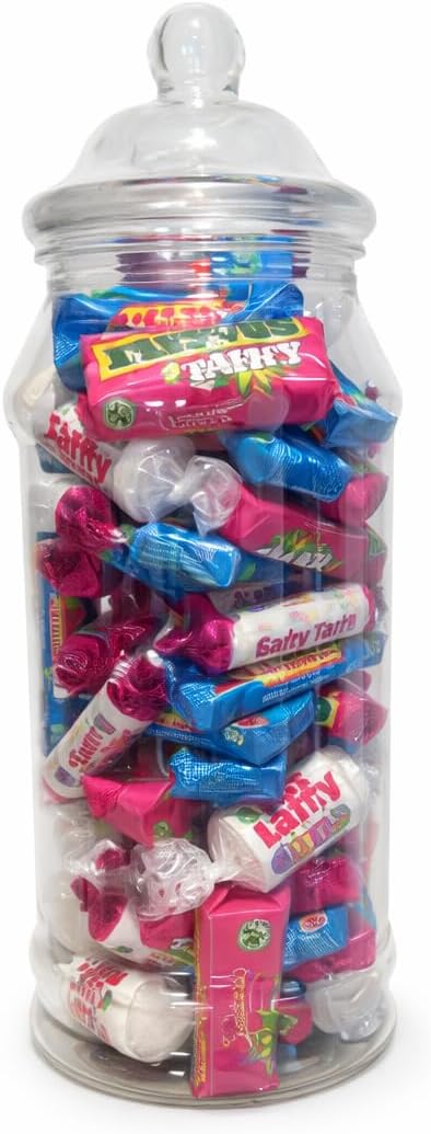 Mini Sweet Mix, Individually wrapped | 23cm | Retro Sweet Shop Jar