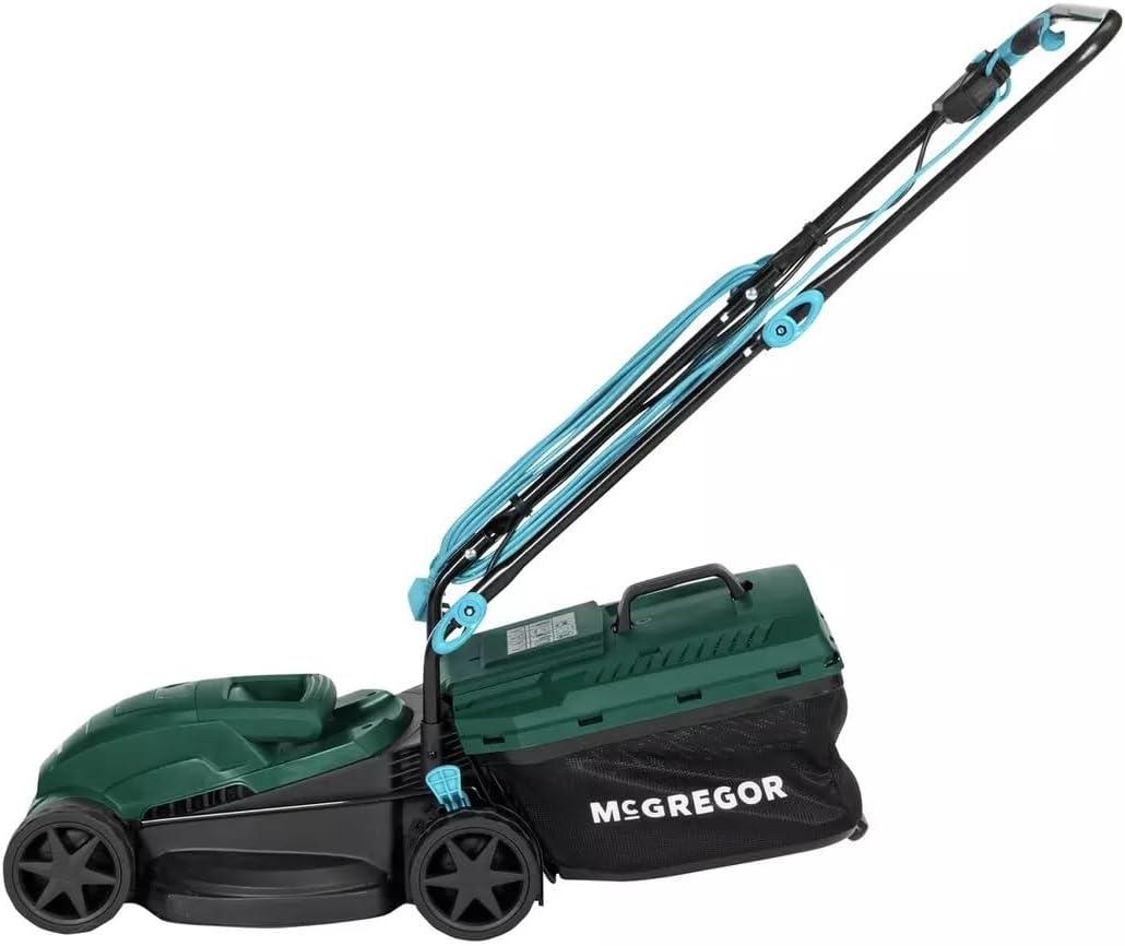 McGregor MER1232 32cm Corded Rotary Lawnmower - 1200W