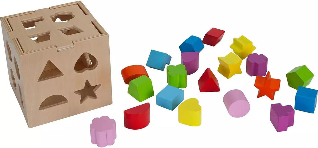 Chad Valley PlaySmart Wooden Shape Sorter Sorter 12M+