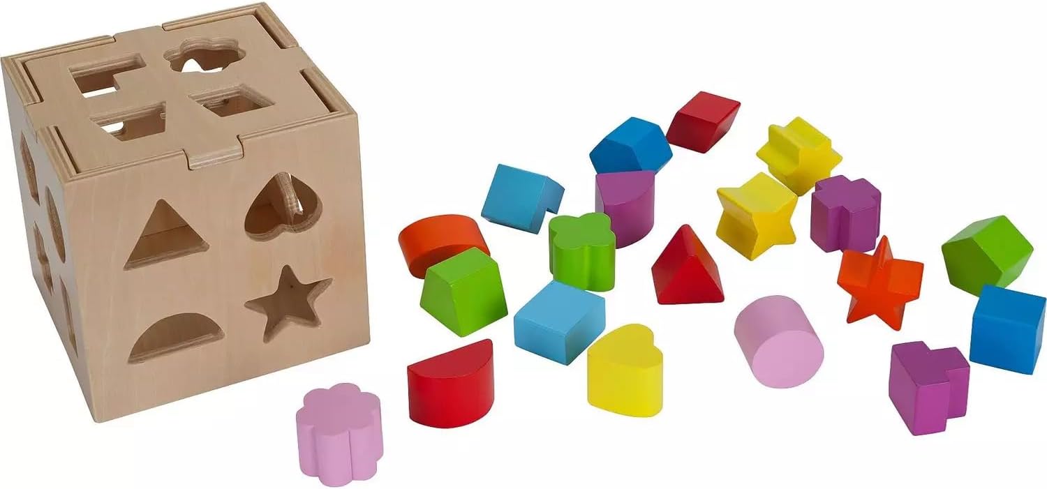 Chad Valley PlaySmart Wooden Shape Sorter Sorter 12M+