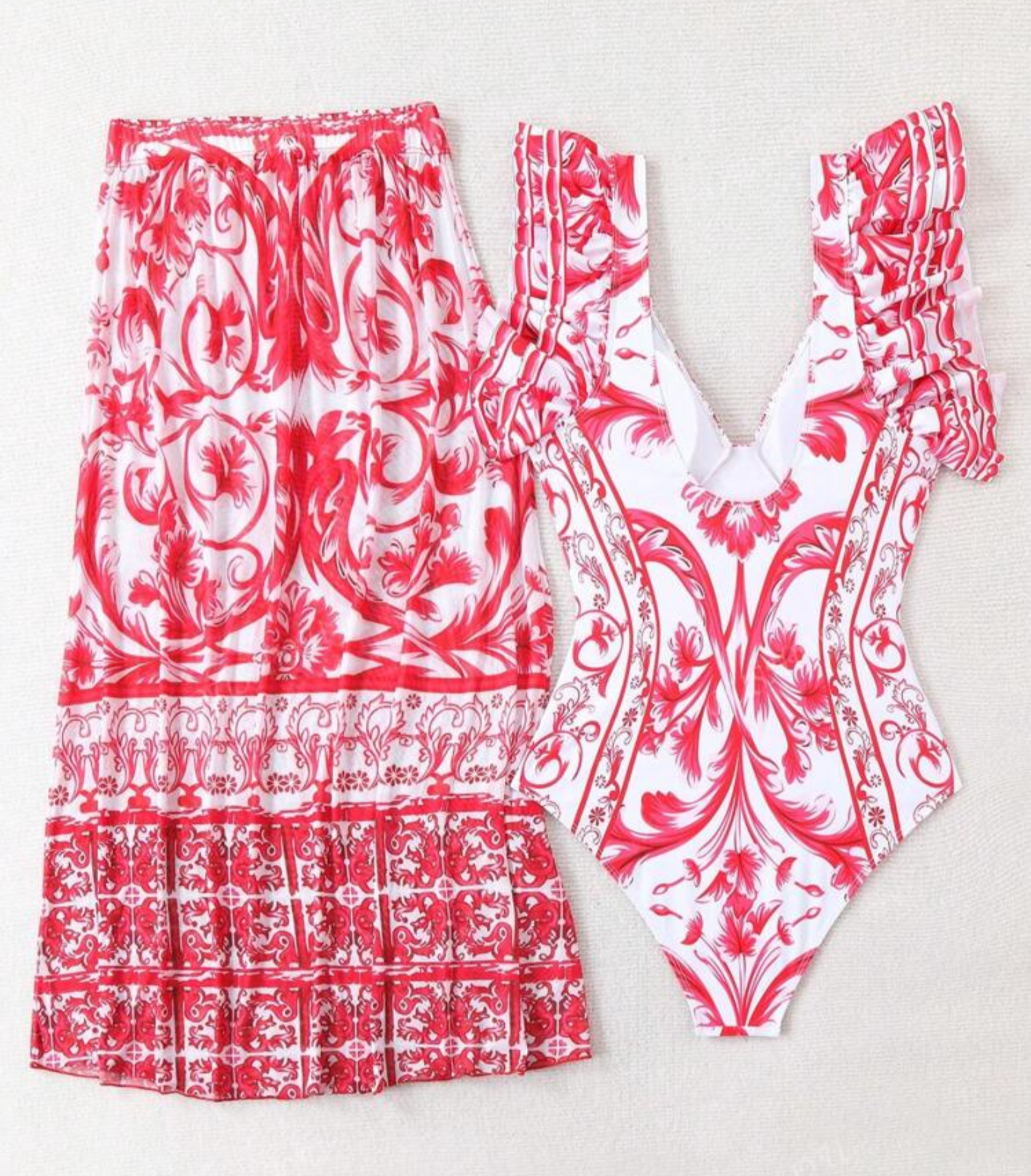 SHEIN One Piece Bikini & Skirt Size L