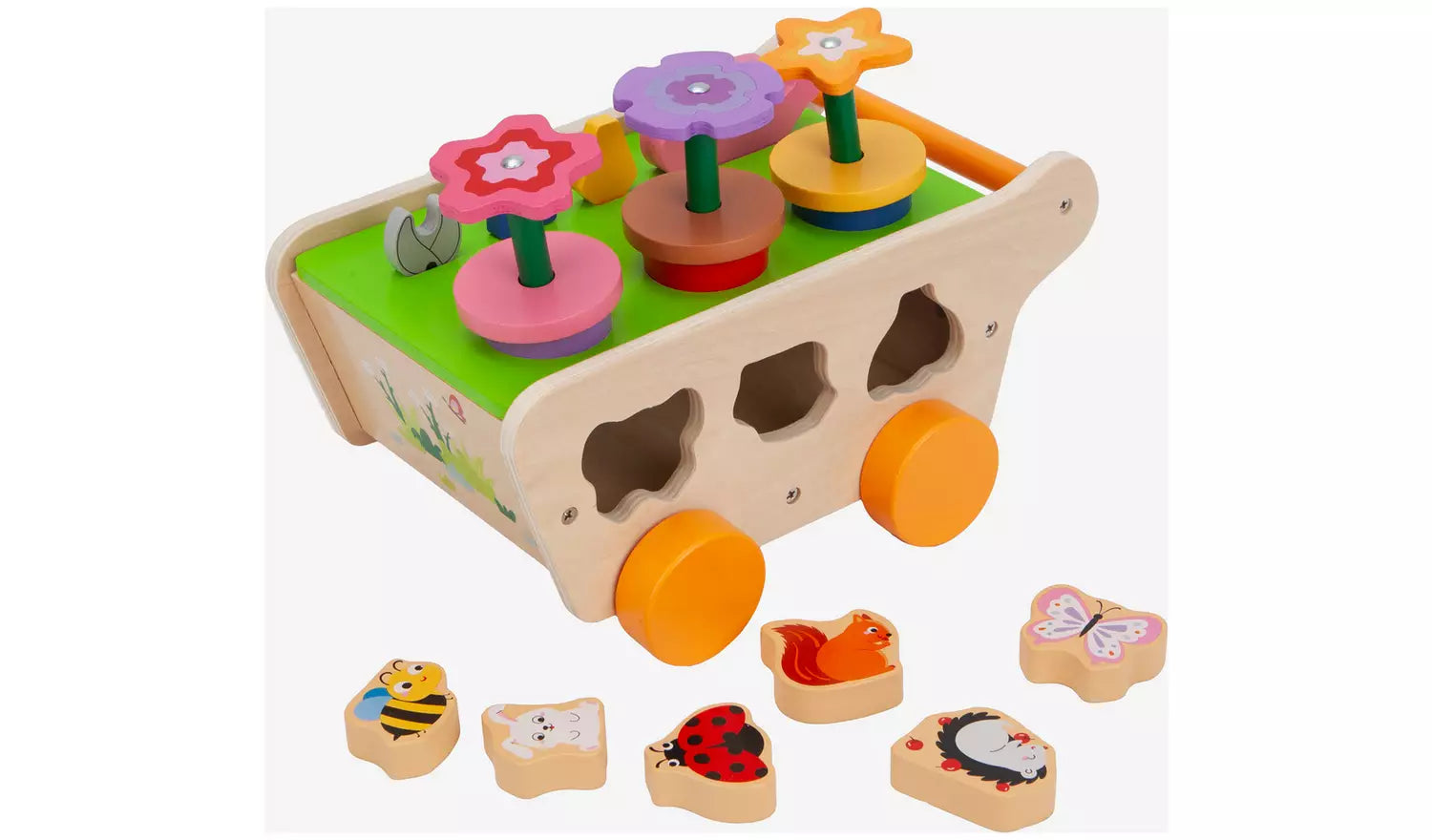 Chad Valley Wooden Gardening Shape Sorter 2+