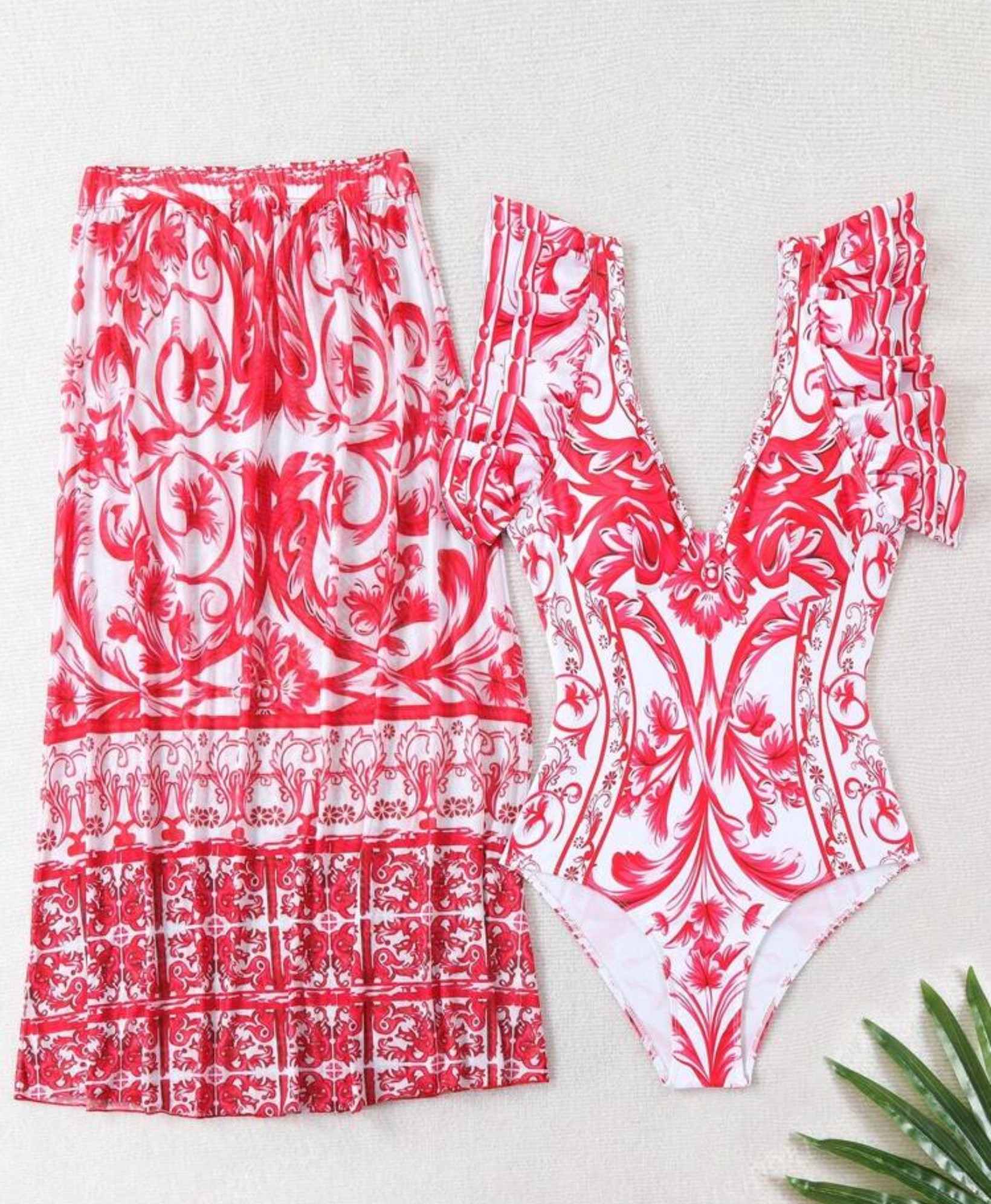 SHEIN One Piece Bikini & Skirt Size L