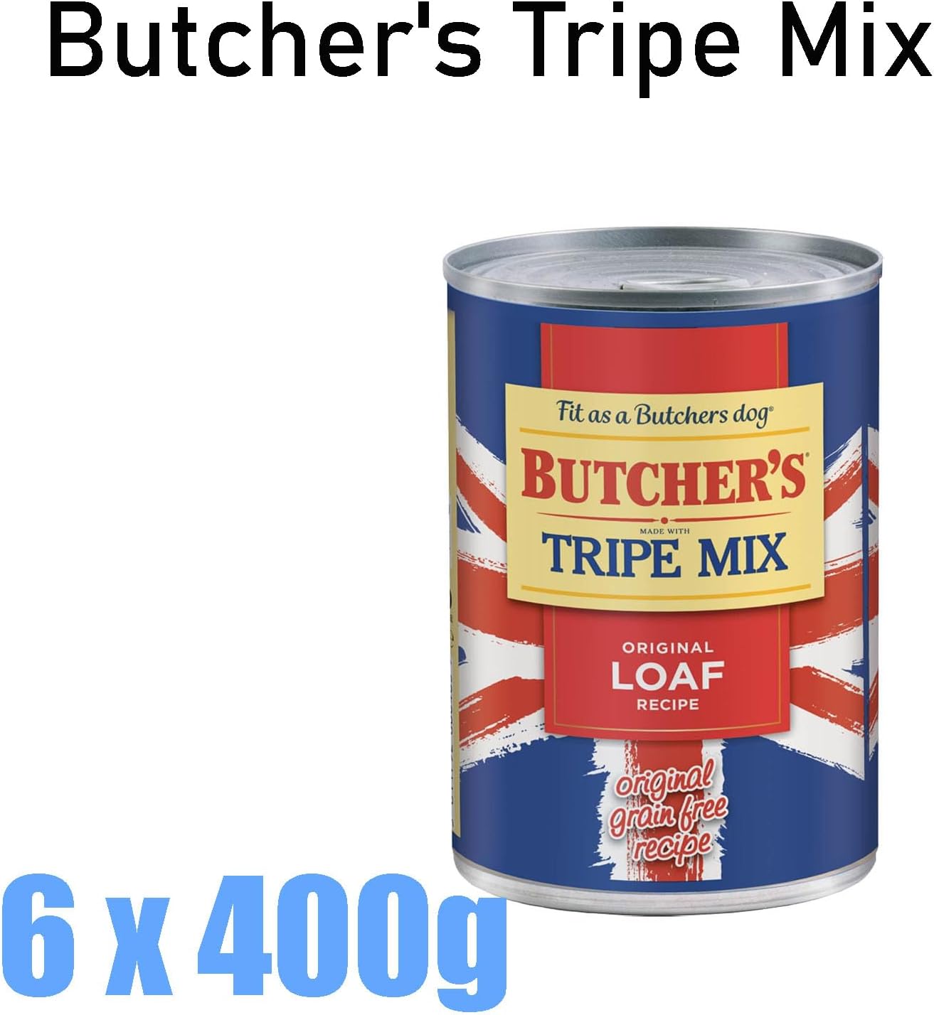 Butchers Tripe Mix Wet Dog Food - Original 12 Pack (2x6)