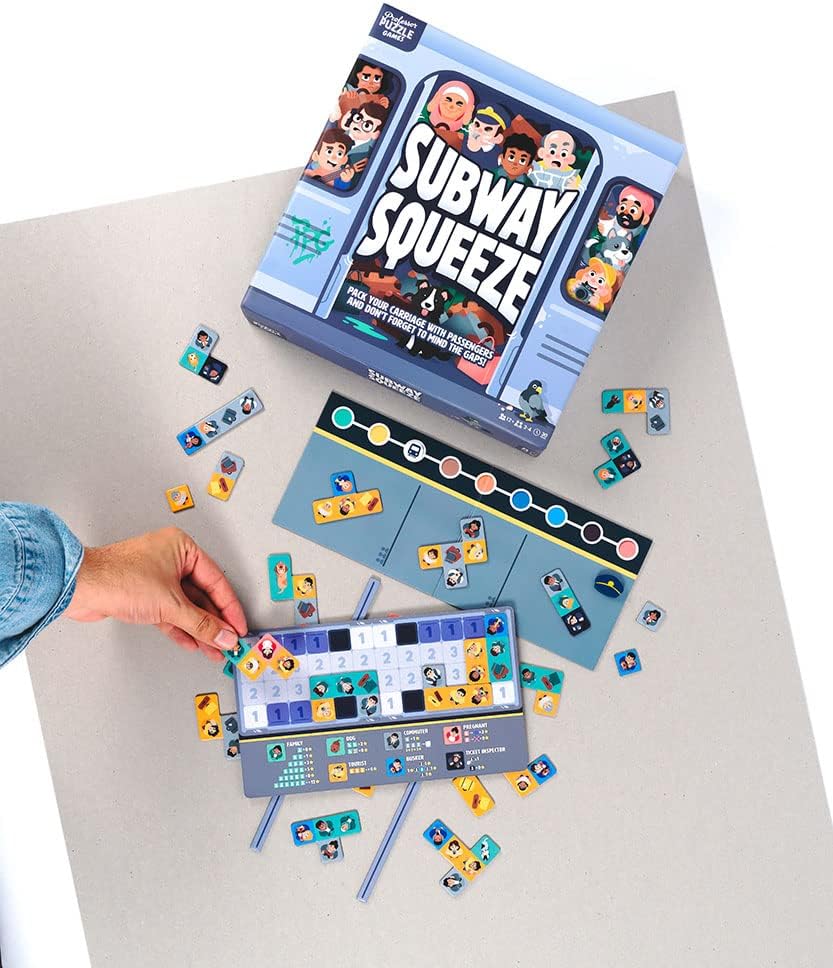 Professor PUZZLE Subway Squeeze Board Game Ages 12+
