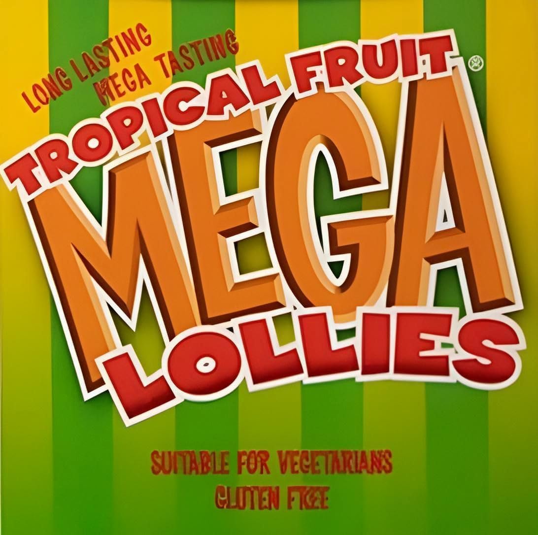 Mega Tropical Fruit Lollies x8
