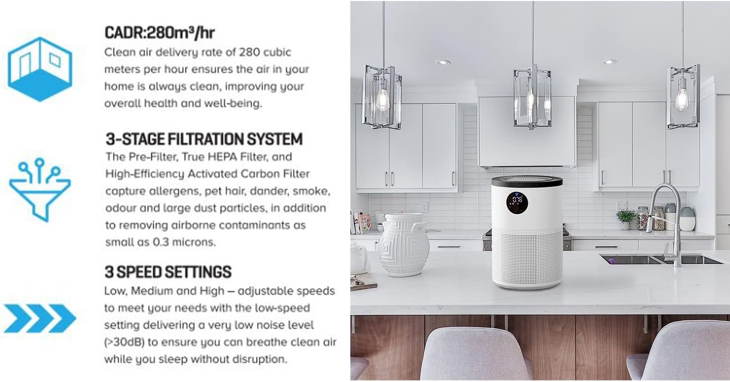 Daewoo Smart Air Purifier With Wifi