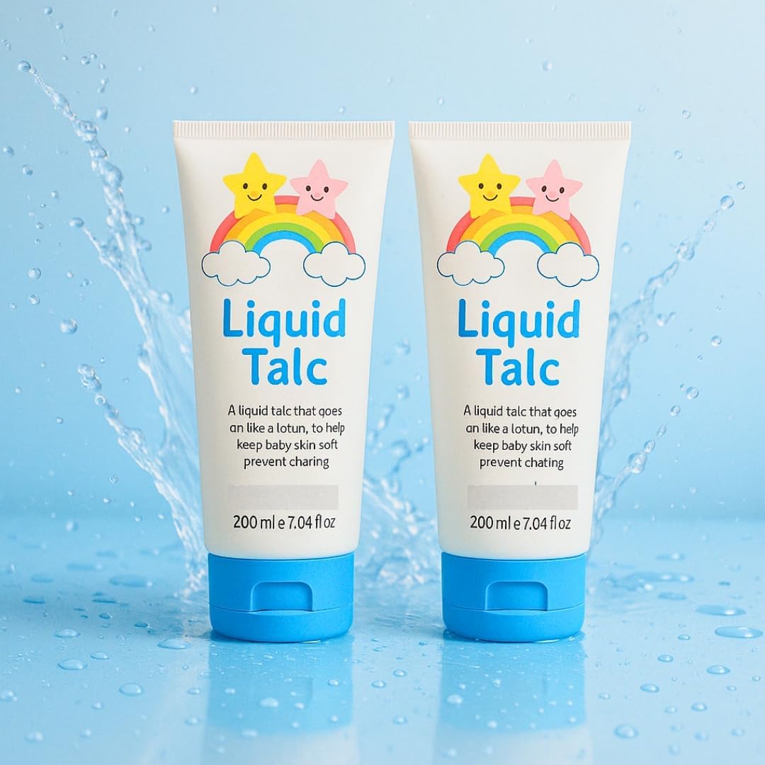 XBC Liquid Talc Baby Body Lotion 200ml (2 Pack)
