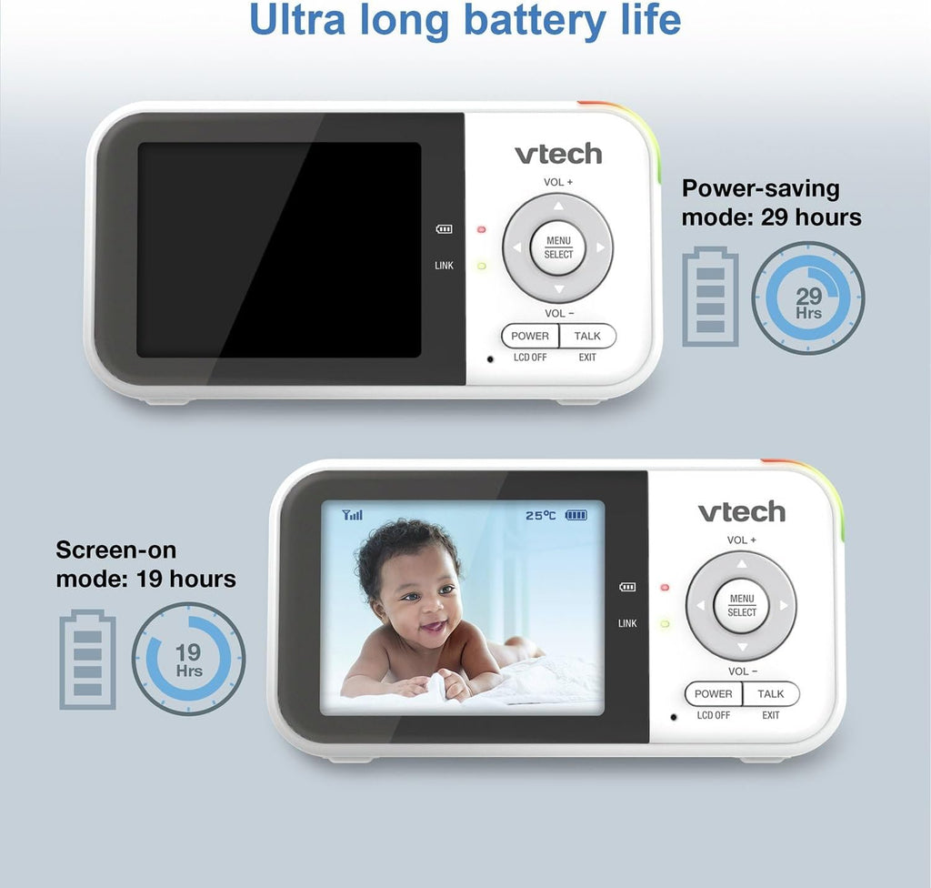 VTech Full 2.8inch Colour Video Baby Monitor Night Light