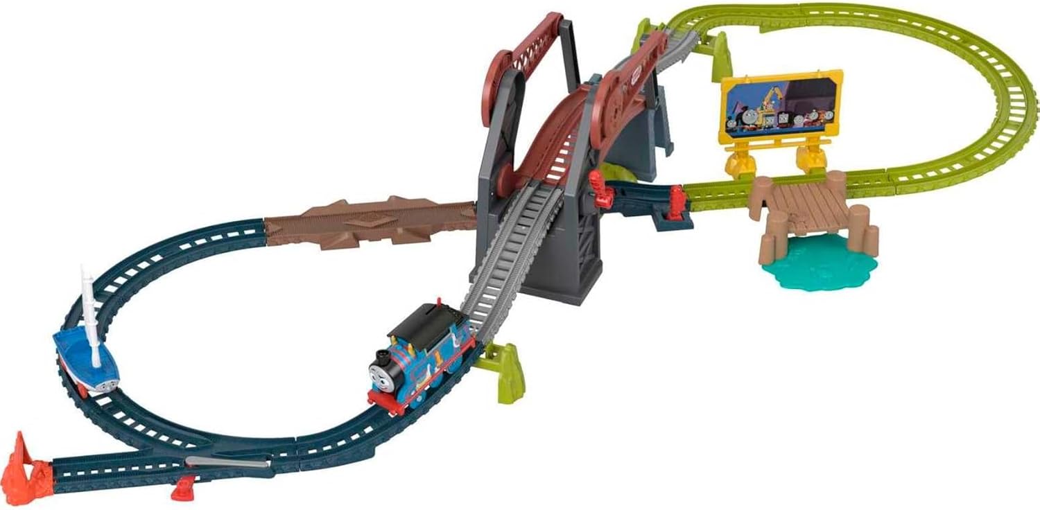 Thomas & Friends Bridge Lift Thomas & Skiff Train Set 3+