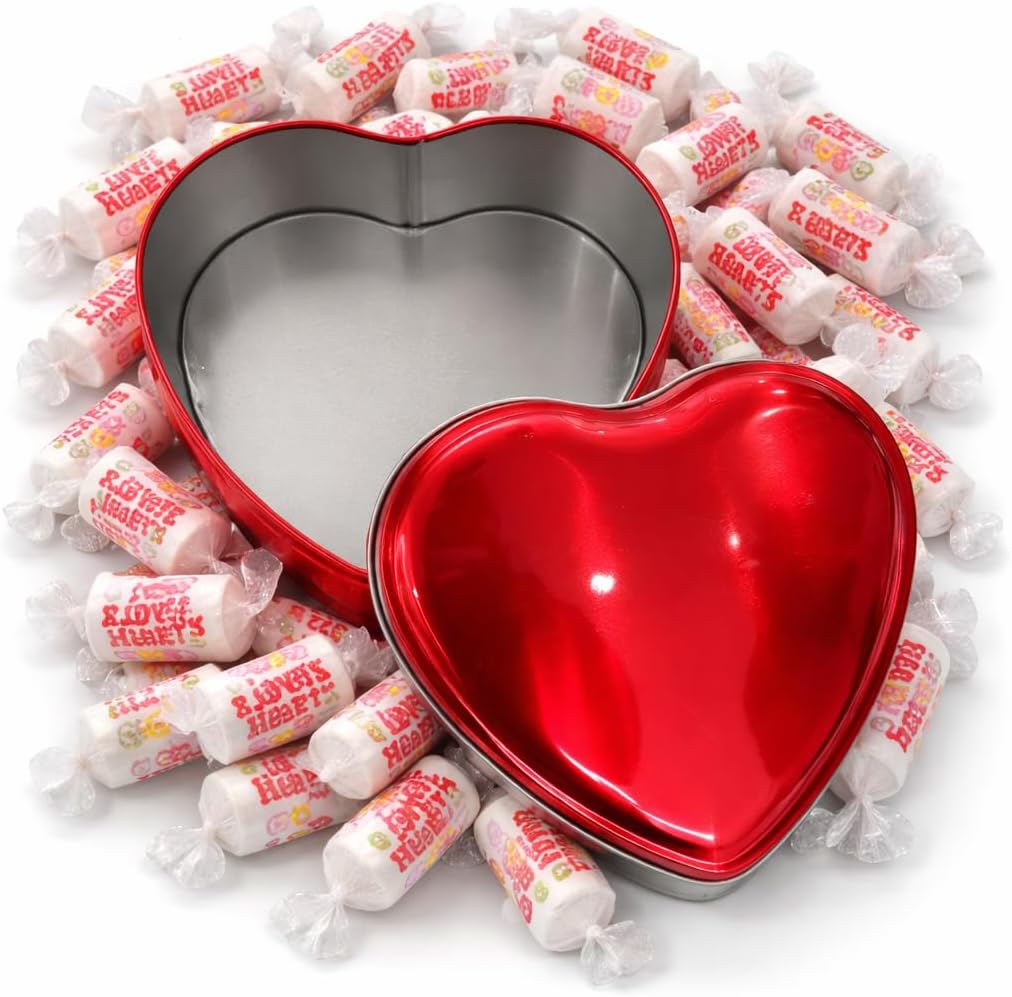 20 Love Hearts Sweet Gift Tin