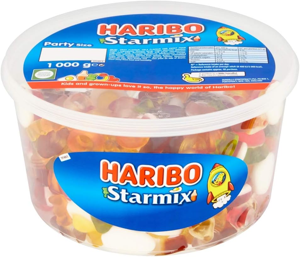 Haribo Starmix Party Size Tub 1kg