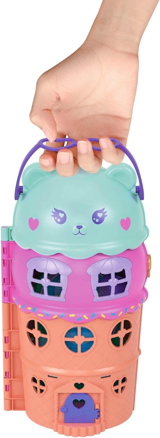 Polly Pocket Micro Dolls & Large Gelato House Playset