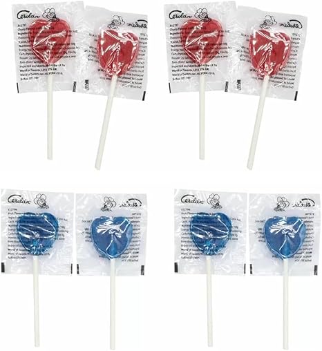 Heart Shaped Lollipops x30