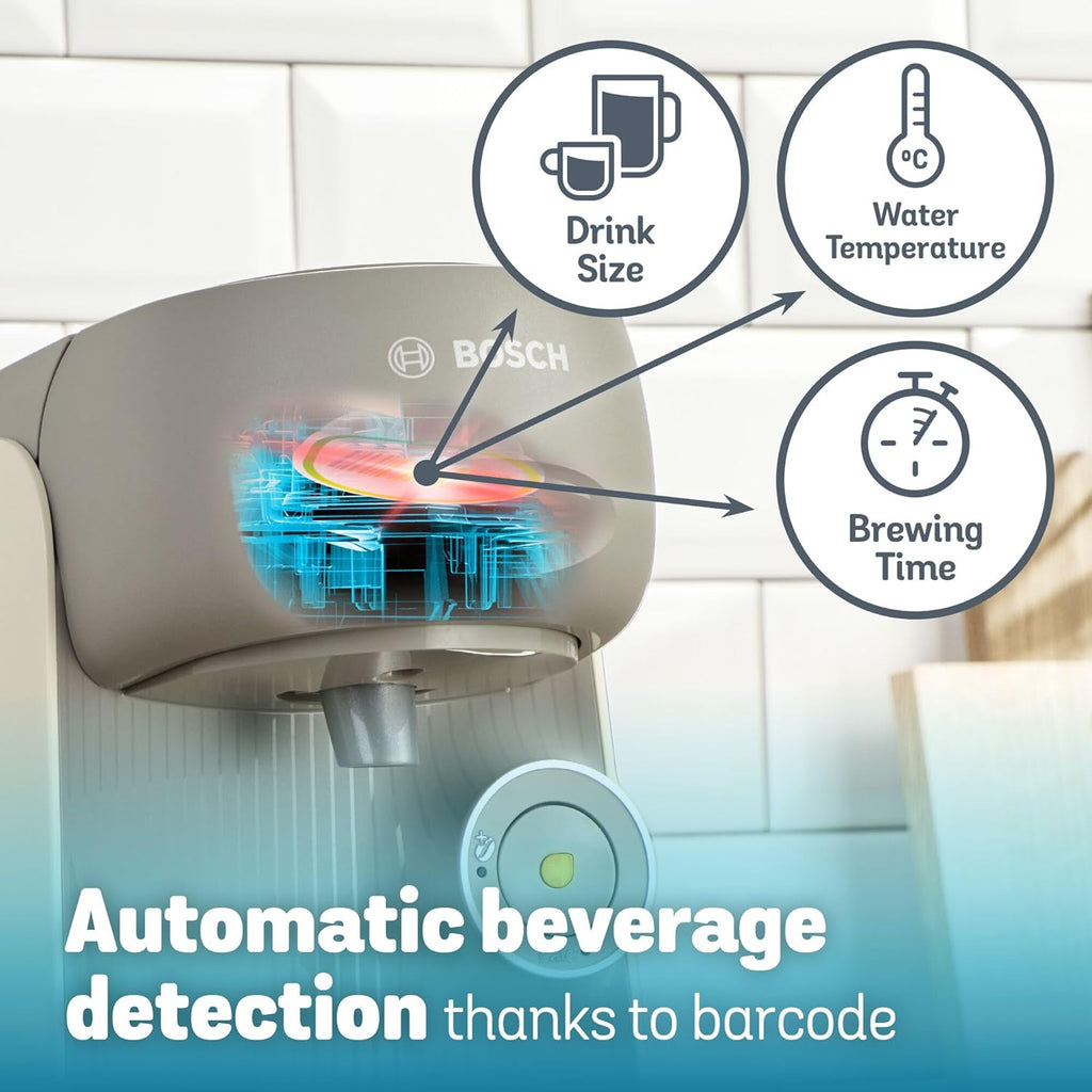 Tassimo by Bosch Finesse Friendly Pod Coffee Machine - Cream