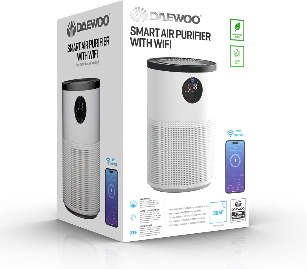 Daewoo Smart Air Purifier With Wifi