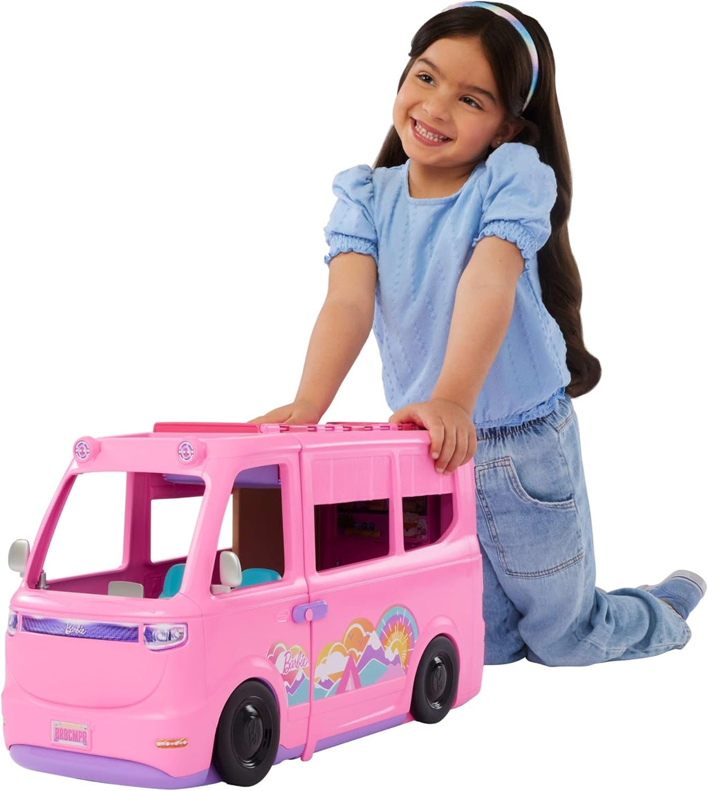 Barbie Dream Camper Playset & 60+ Accessories 3+