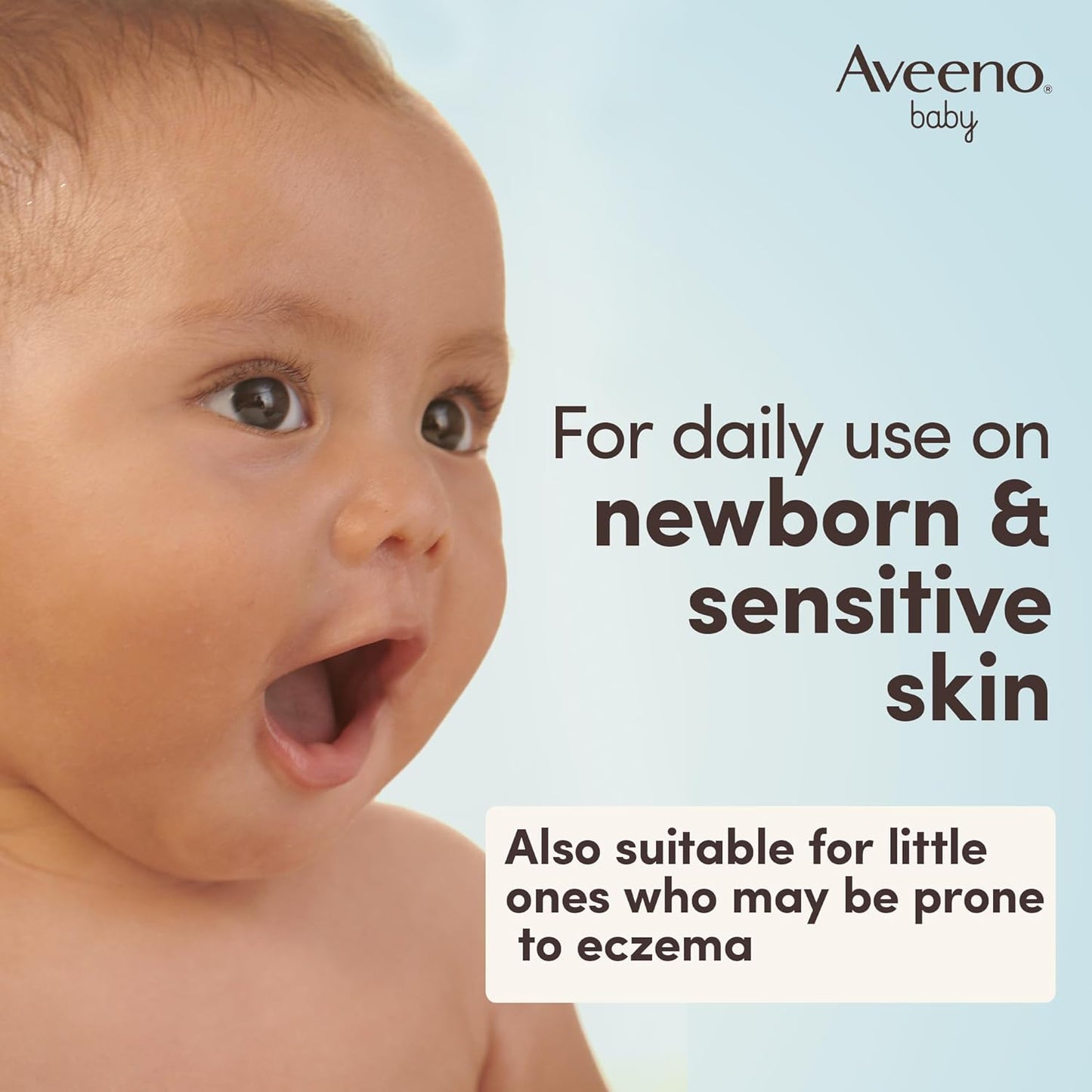 x2 Aveeno Baby Daily Care Nappy Cream For Sensitive Skin 100ml