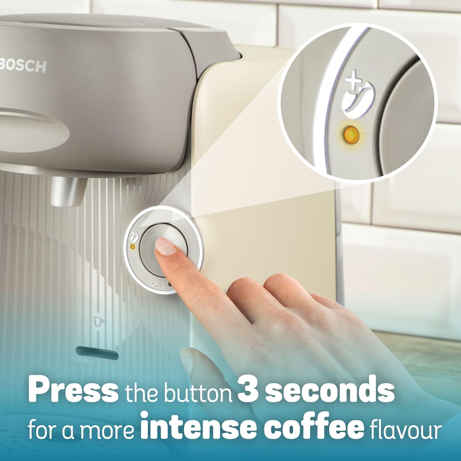 Tassimo by Bosch Finesse Friendly Pod Coffee Machine in Cream