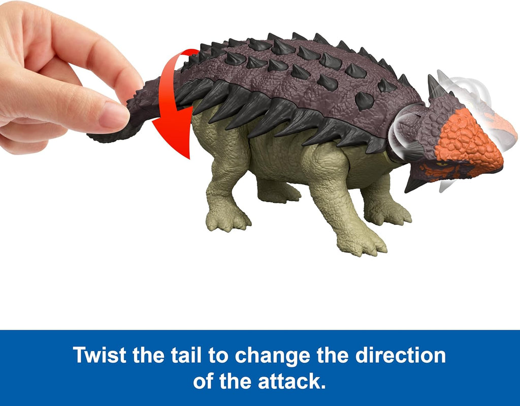 Mattel Jurassic World Ankylosaurus Dinosaur Figure 4+