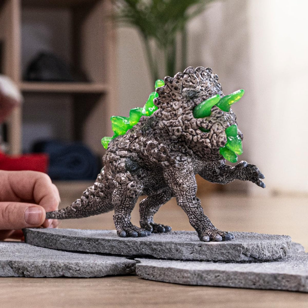 Schleich Stone Triceratops Figure