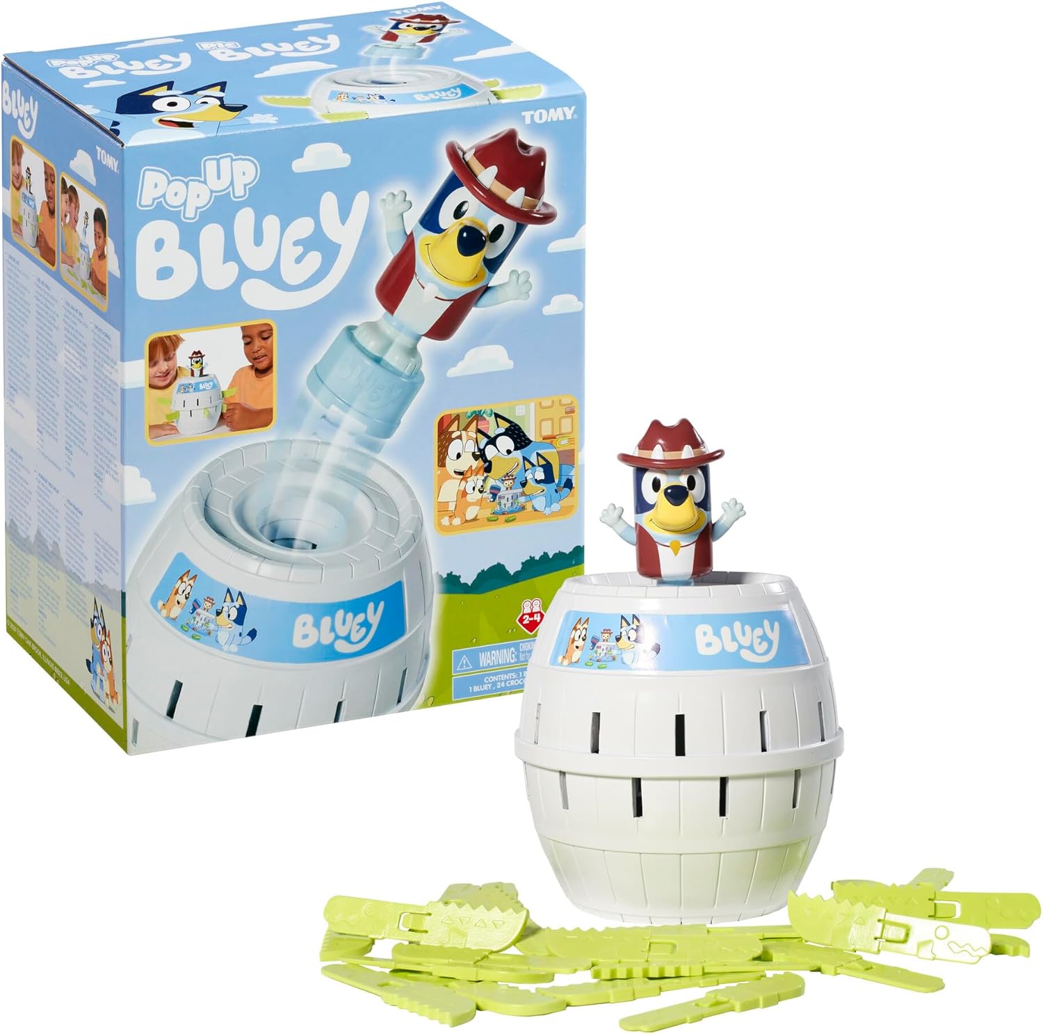 TOMY Toomies Pop Up Bluey 4+