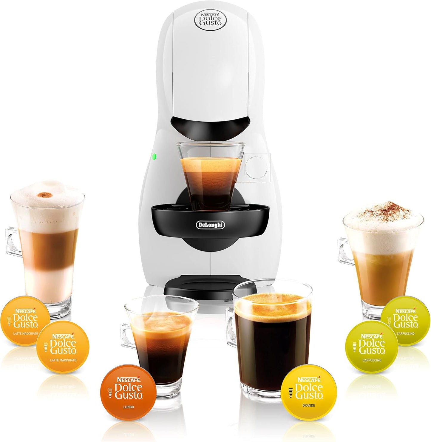 Dolce Gusto De'Longhi Piccolo XS 0.8 Liters Coffee Machine | White